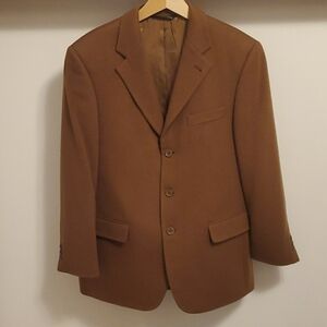 NWOT Progress 1878 wool and cashmere brown suit jacket. Size 40S. Turkey.